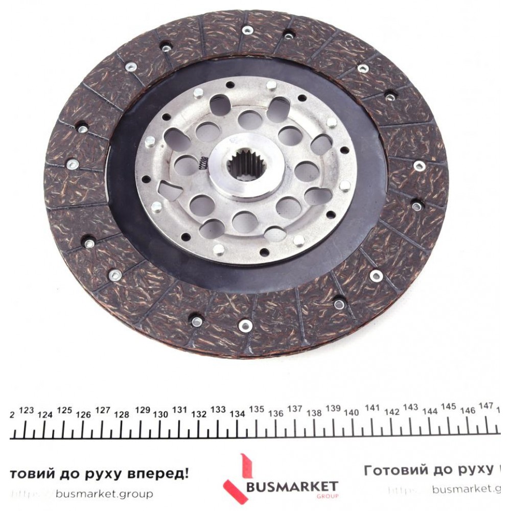 Комплект зчеплення Citroen Berlingo/Peugeot Partner 1.6HDi 10- (d=228mm) (+вижимний)