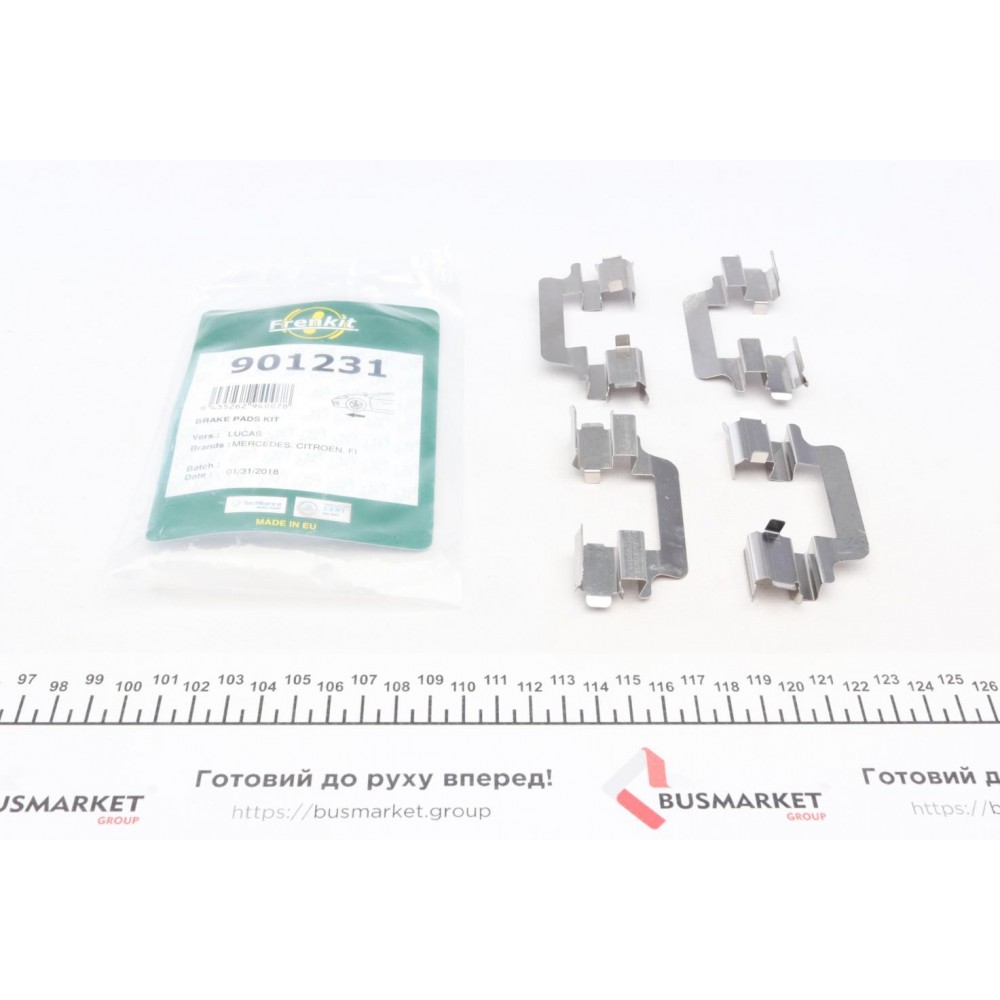 Планка супорта (переднього) прижимна (к-кт) Citroen Jumpy/Fiat Scudo/Peugeot Expert 96- (Lucas)