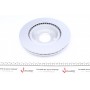 Диск гальмівний (передній) Audi A4 95-08/Seat Exeo 08-13/VW Passat 96-00 (280x22) (з покр.) (вент.)