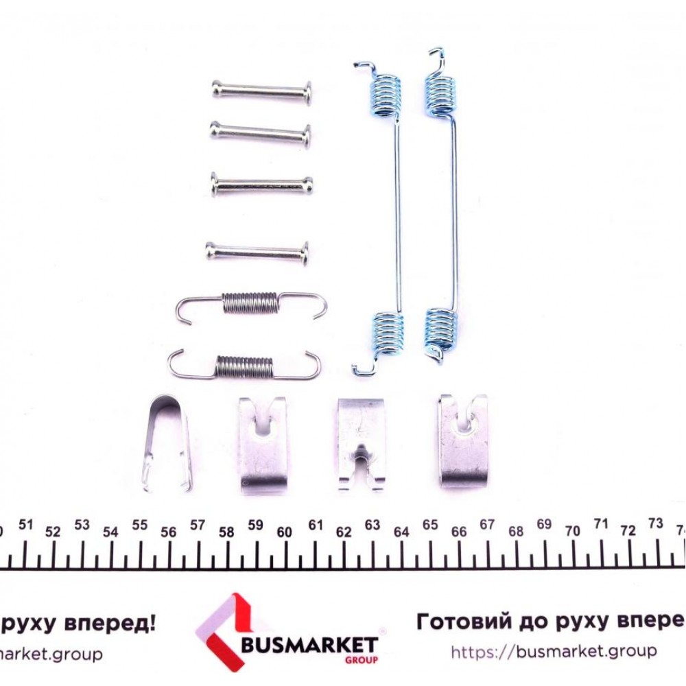 Комплект пружинок колодок ручника VW Polo/Dacia Sandero 07-