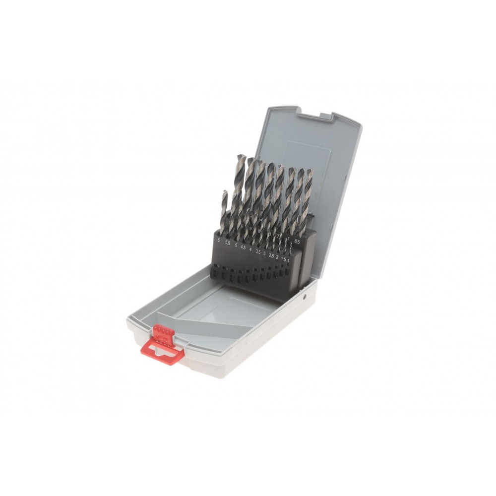 Набір свердл HSS PointTeQ ProBox (1-10mm) К-кт 19 шт.