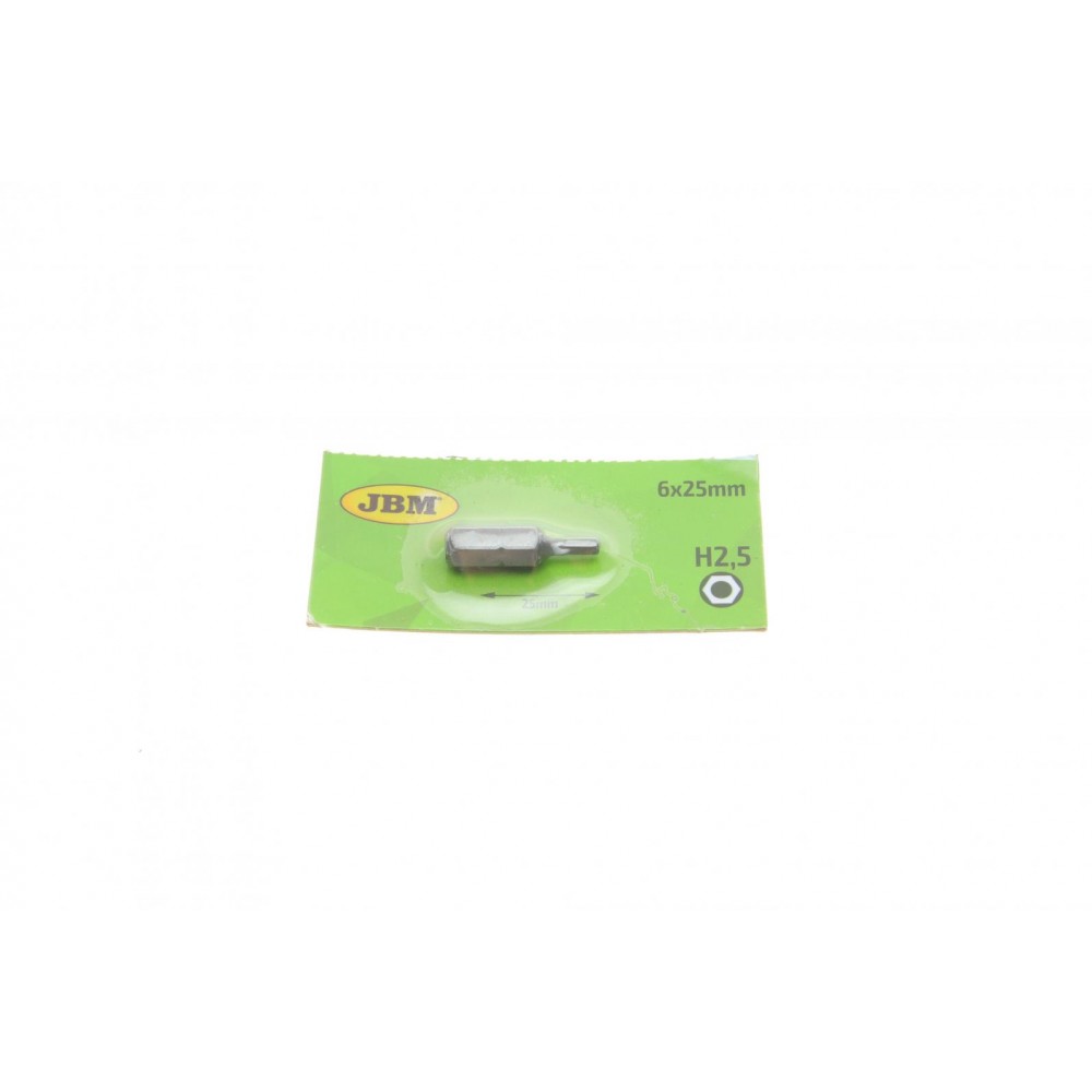 Біта шестигранна M6 ALLEN TAMPERPROOF H2.5