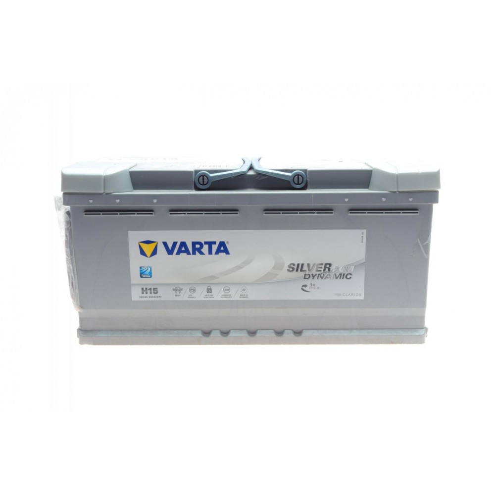 Акумуляторна батарея 105Ah/950A (393x175x190/+R/B13) (Start-Stop AGM)(пошкоджений корпус)