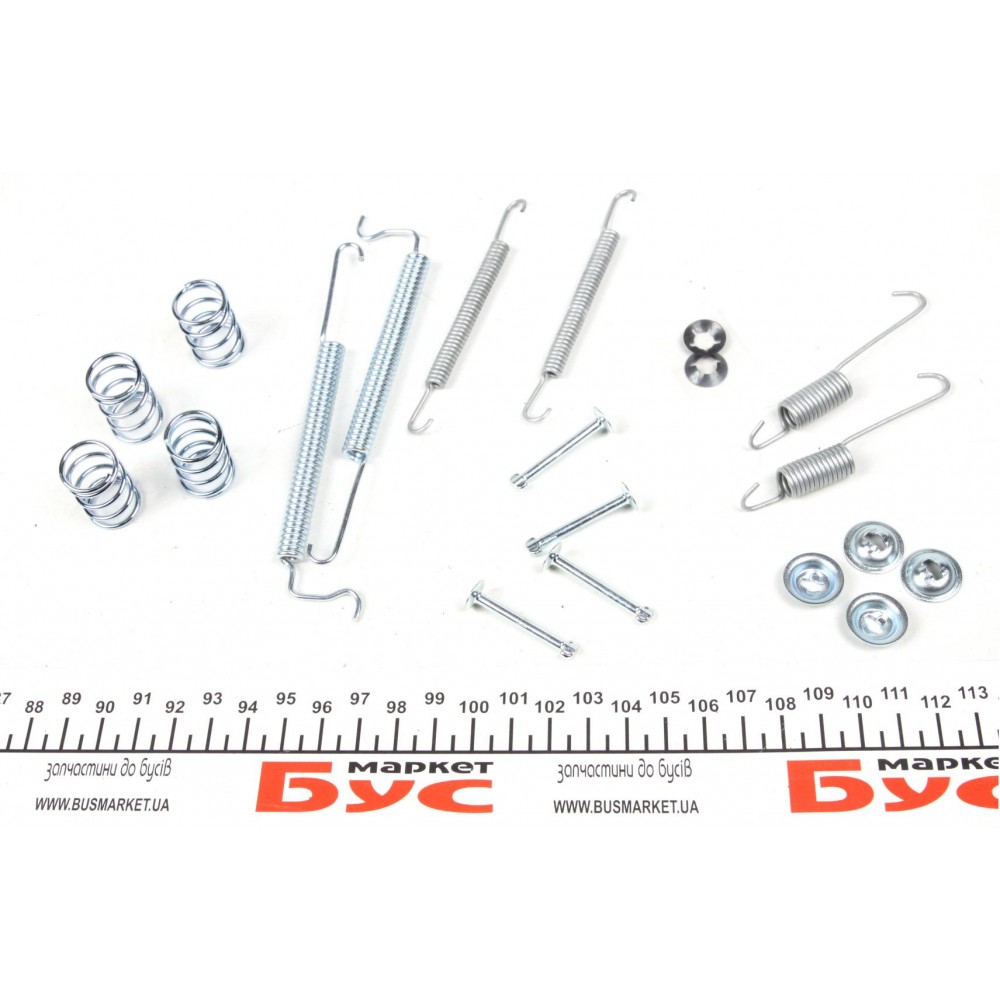 Комплект пружинок колодок ручника Opel Corsa A/Kadett D 1.0-1.5TD 79-93 (Delco)