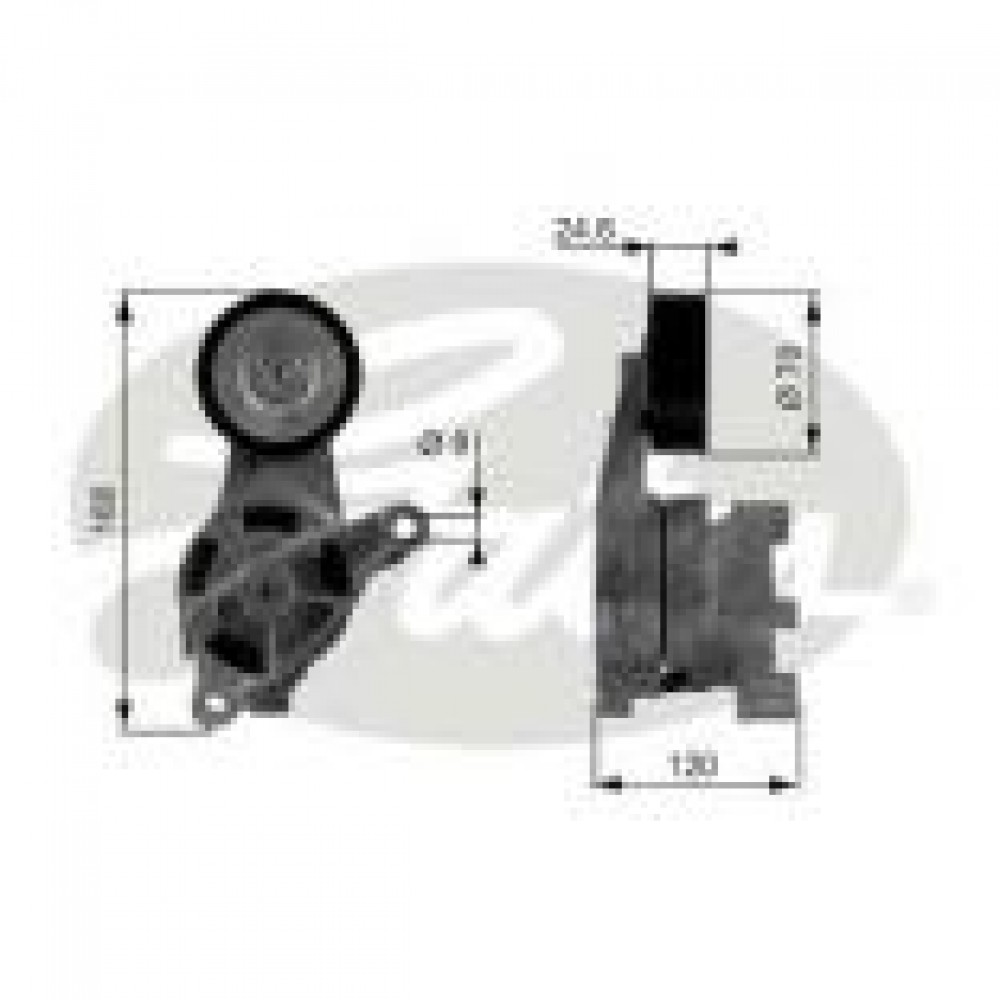 Натяжник ременя генератора VW 1.9/2.0TDI