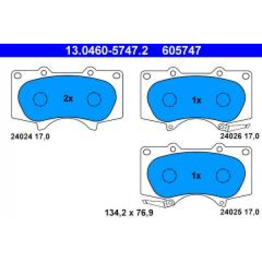 Колодки гальмівні (передні) Mitsubishi Pajero IV/Toyota Hilux 06-/Land Cruiser Prado/Lexus GX 01- (Sumitomo)