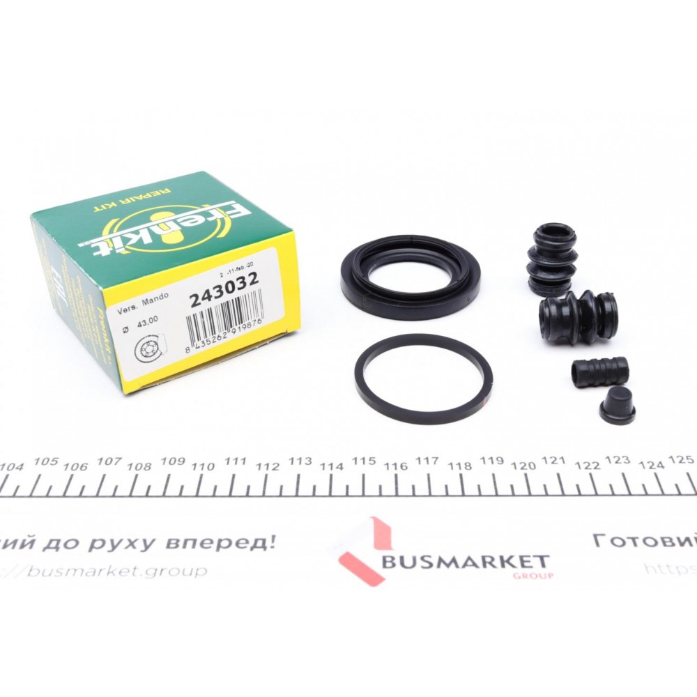 Ремкомплект супорта (заднього) Hyundai Santa Fe II 06-12 (d=43mm) (Mando)