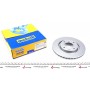 Диск гальмівний (передній) Citroen C2/C3/C4/Berlingo/Peugeot 206/Partner 96- (266x22) (з покр) (вент)