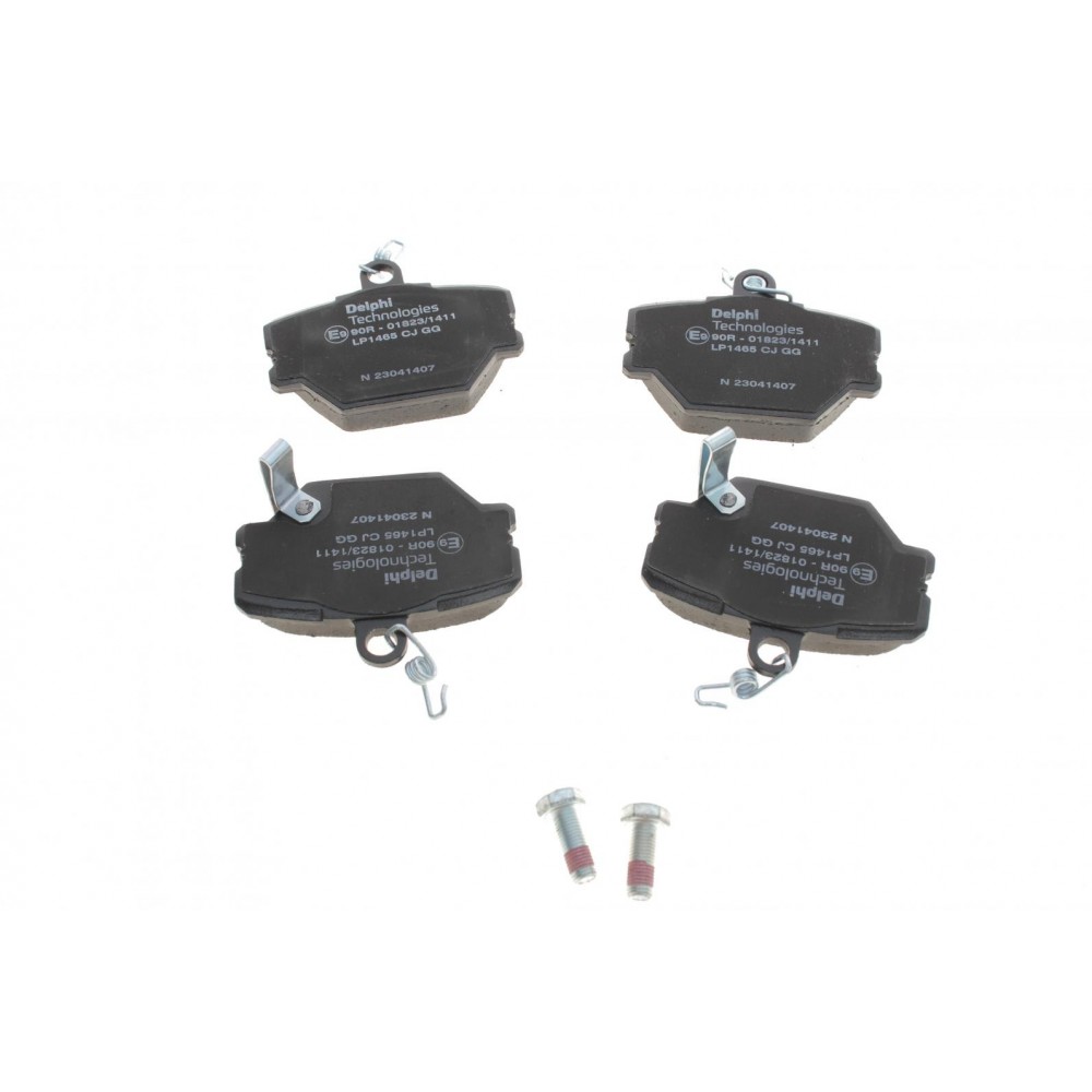 Колодки гальмівні (передні) Smart Cabrio 00-04/City Coupe 98-04/Roadster 03-05/Fortwo 04- (Bosch)