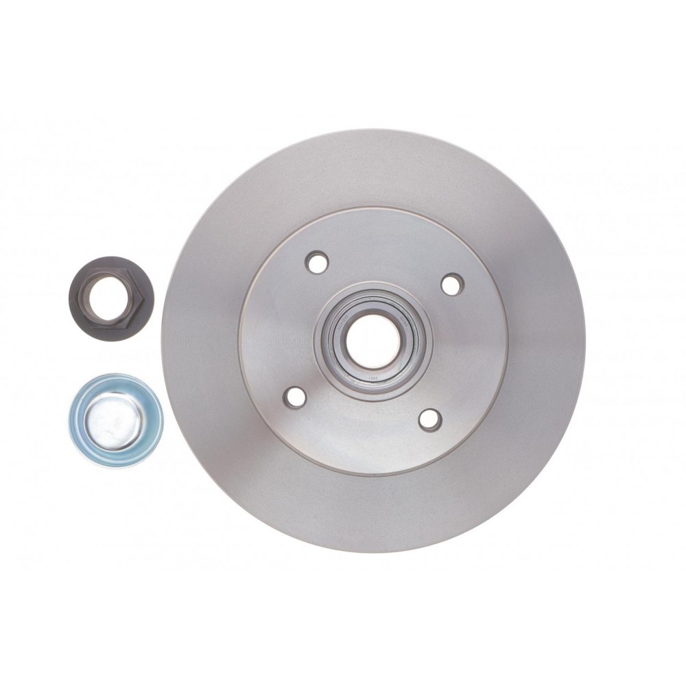 Диск гальмівний (задній) Citroen C3 09-/C4/Peugeot 307/207 04-/208 12- (249х9)(повний)(з підшипником)