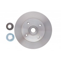 Диск гальмівний (задній) Citroen C3 09-/C4/Peugeot 307/207 04-/208 12- (249х9)(повний)(з підшипником)