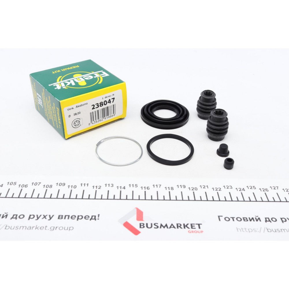 Ремкомплект супорта (заднього) Subaru Forester/Legacy III/IV/Outback 97-09 (d=38mm) (Akebono)