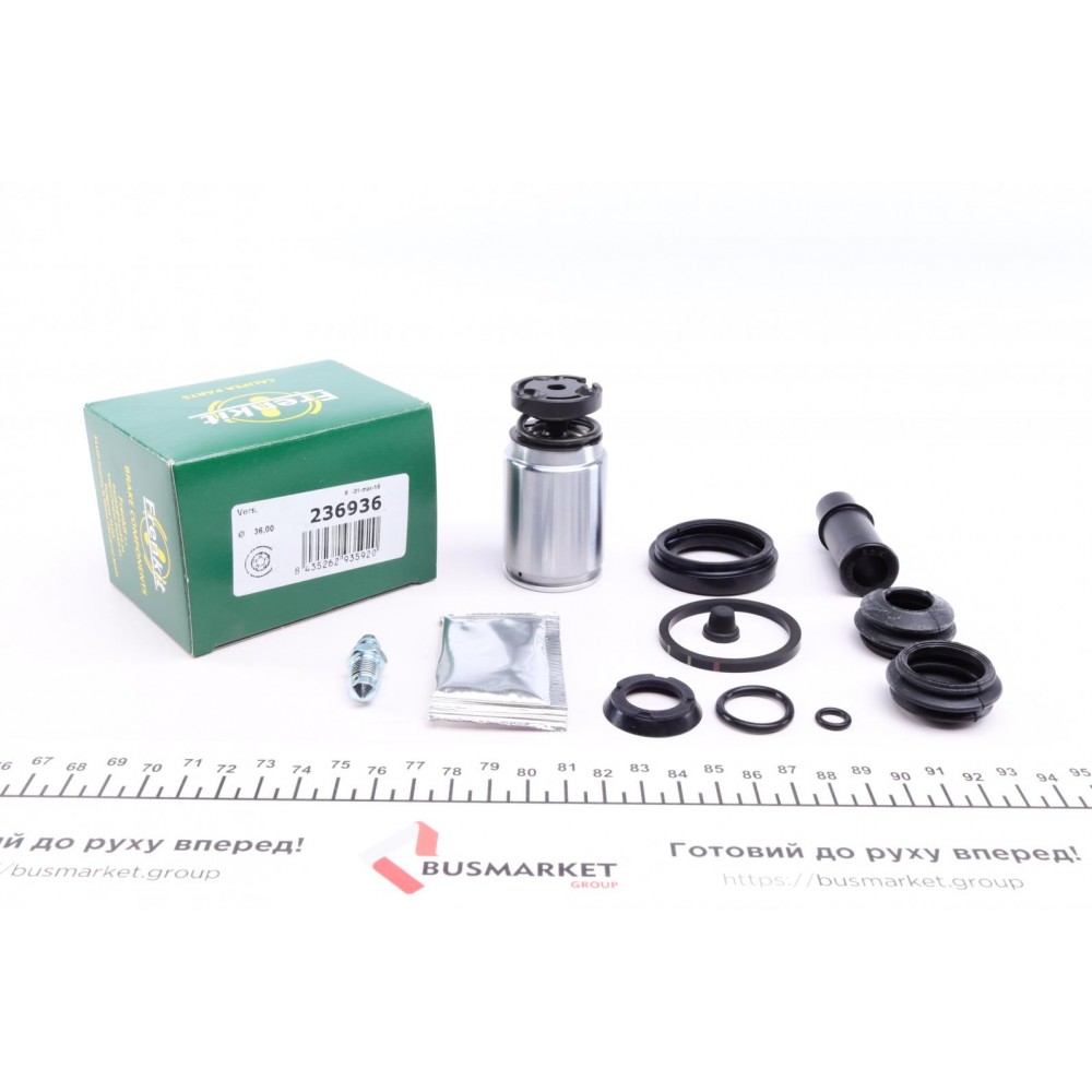 Ремкомплект супорта (заднього) (R) Renault Laguna 01- (d=36mm) (+поршень з механізмом) (Brembo)