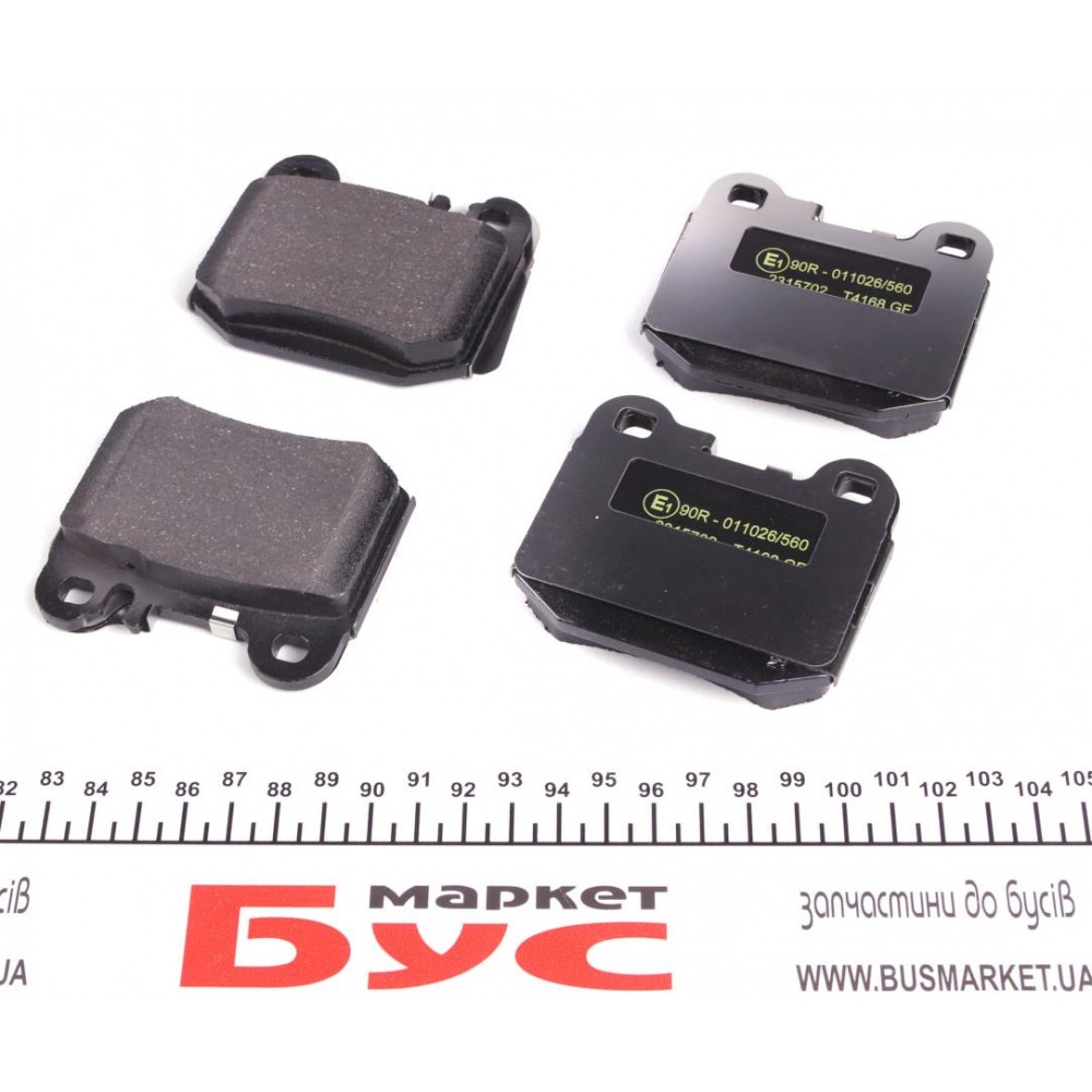 Колодки гальмівні (задні) MB M-class (W163) 98-05 (Teves) Q+