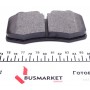 Колодки гальмівні (передні) BMW 7 (E38) 94-01/8 (E31) 90-99 (Brembo) Q+