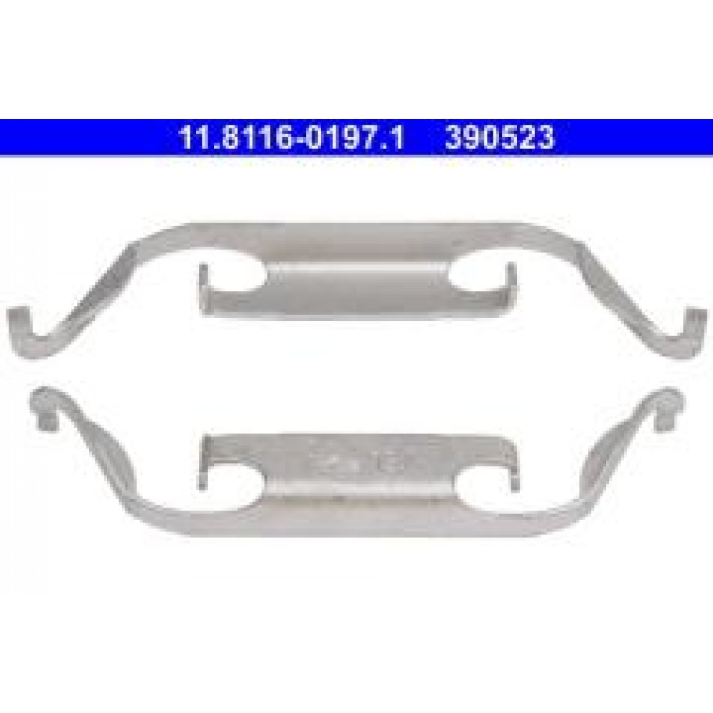 Планка супорта (переднього) прижимна BMW 5 (E39)/8 (E31) 2.0-5.4 90-03 (к-кт) M52/M60/M62/M70/M73/S62