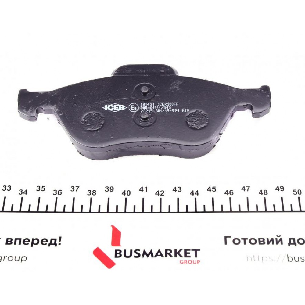 Колодки гальмівні (передні) Renault Laguna II/III 01-15/Megane II 03-/Wind 10-