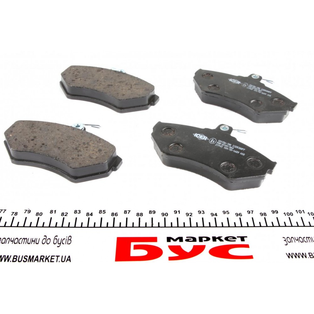 Колодки гальмівні (передні) Seat Cordoba/Ibiza/VW Caddy/Golf/Polo 91-04/Passat B3/B4 88-97
