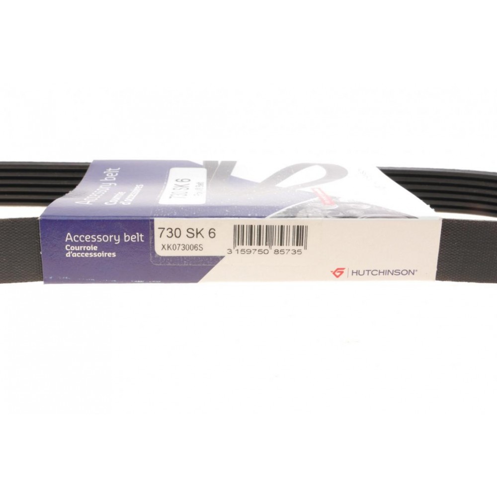 Ремінь генератора Audi A1 14-18/Seat Ibiza/Toledo 15-19/VW Polo 1.4TDI 14- (6PK730)