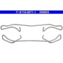 Планка супорта (переднього) прижимна (к-кт) VW Caddy III 1.2-2.0TDI 04-15 (Teves)