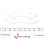 Колодки гальмівні (передні) Renault Megane II/Clio III 1.4-2.0D 02- (Ate-Teves)