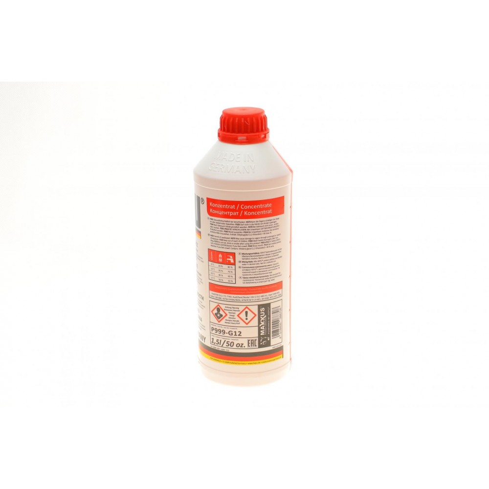 Антифриз (червоний) G12 (1,5 л) (1:1= -37°C)