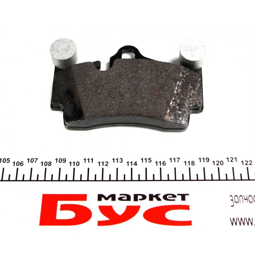 Колодки гальмівні (задні) Audi Q7/VW Touareg 2.5D-6.0D 02- (Brembo)