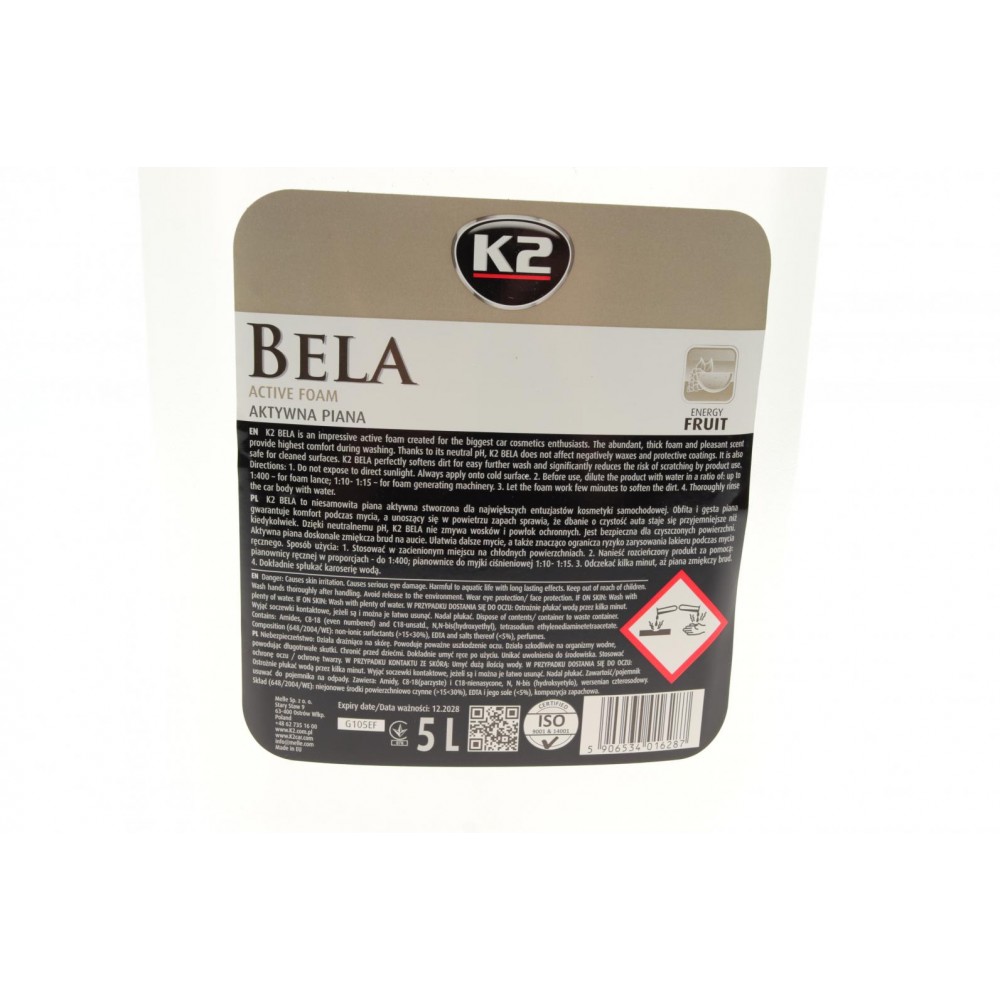 Піна активна для автомобіля Bela Energy Fruit (5L)