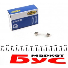 Автолампа C3W 12V 3W SV7-8 (S7d) (пальчик 8x38mm)