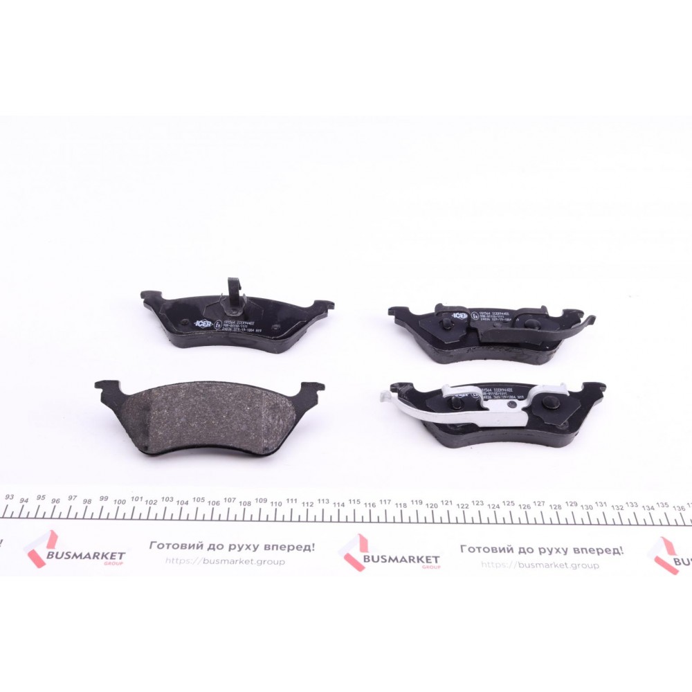 Колодки гальмівні (задні) Chrysler Voyager IV 00-08/Dodge Caravan 00-07/Jeep Cherokee 01-08