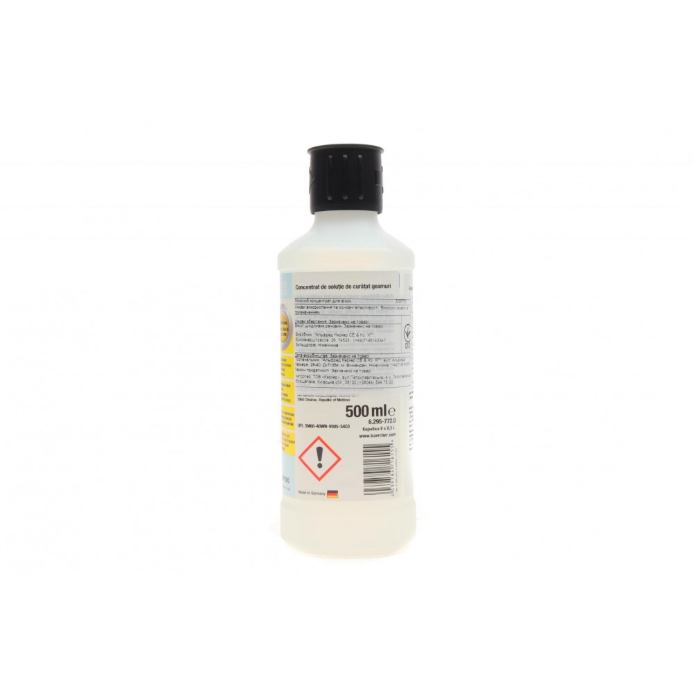Засіб для чистки скла концентрат (0.5L)(KV 4/WV 1/WV 2/WV 5/WV 6)