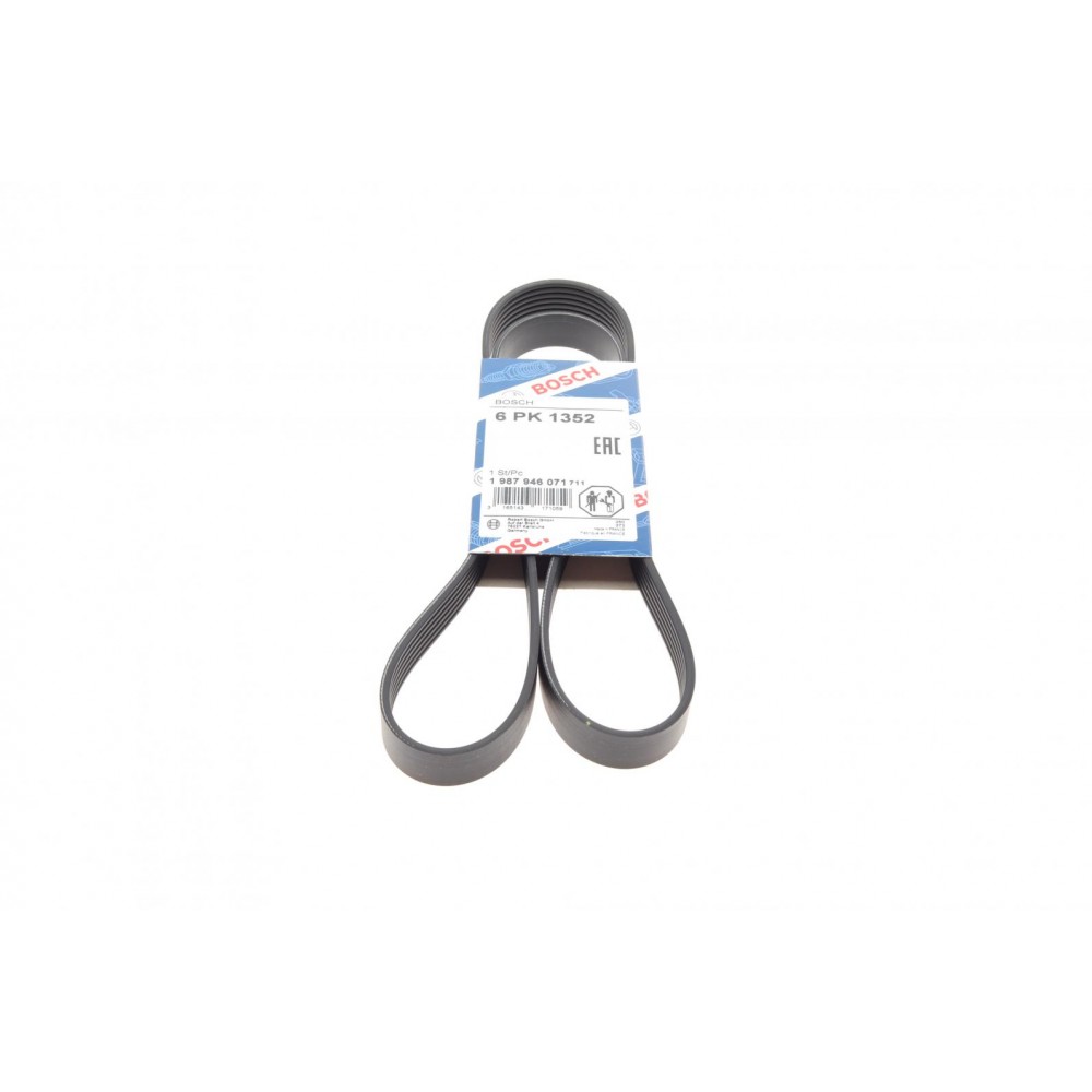 Ремінь генератора Peugeot Bipper/Expert/Partner 1.4/1.6HDI 07-/Ford Focus/Mondeo 2.0 18- (6PK1352)