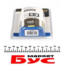 Автолампа C5W 12V 1W S8.5d LED (6000K/60lm/36mm) Ice White (блістер/2шт.)