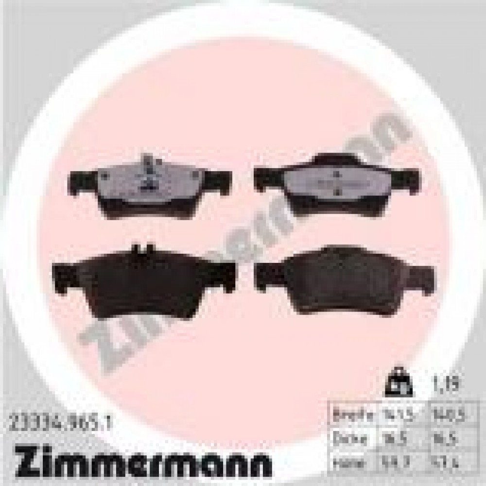 Колодки гальмівні (задні) MB E-class (W211/W212)/S-class (W220/W221) 98-(Teves)(з низьким продукуванням пилу)
