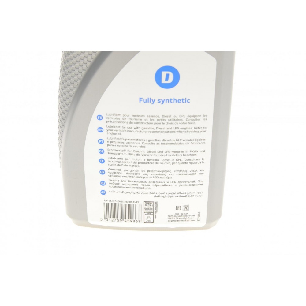 Олива 5W30 Delphi Prestige Super Plus C4 (1L) (Renault RN0720/MB 229.51/MB226.51)