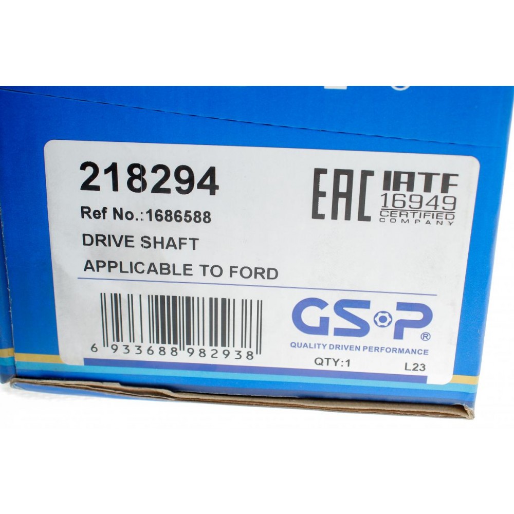 Піввісь (передня) Ford Focus III 1.0 EcoBoost/1.5/1.6 TDCi 10-17 (R) (27x26x972)