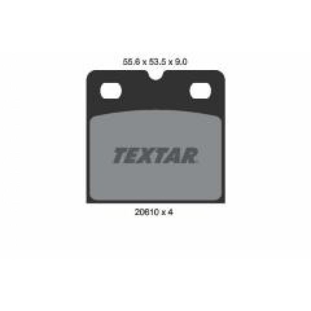 Колодки гальмівні (задні) Tesla Model S/X 13- (Brembo)