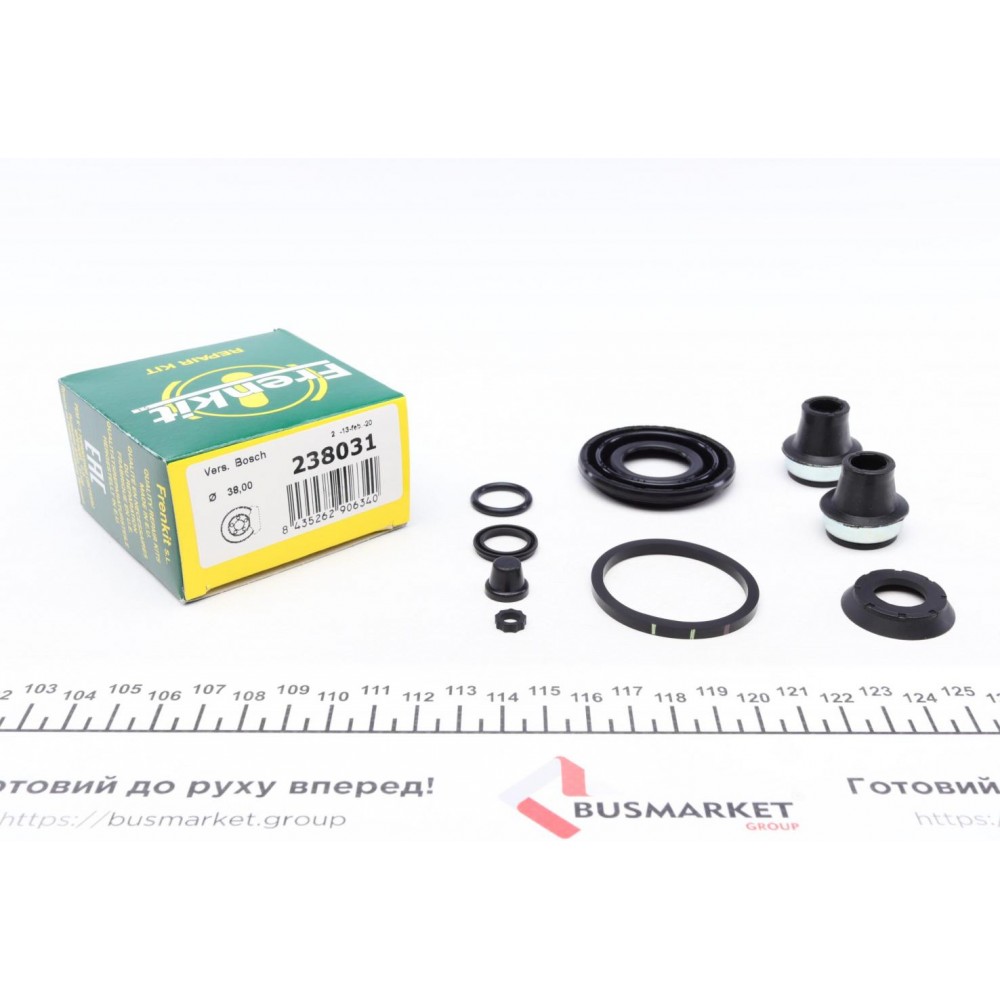 Ремкомплект супорта (заднього) VW Golf 97-06 (d=38mm) (Bosch)