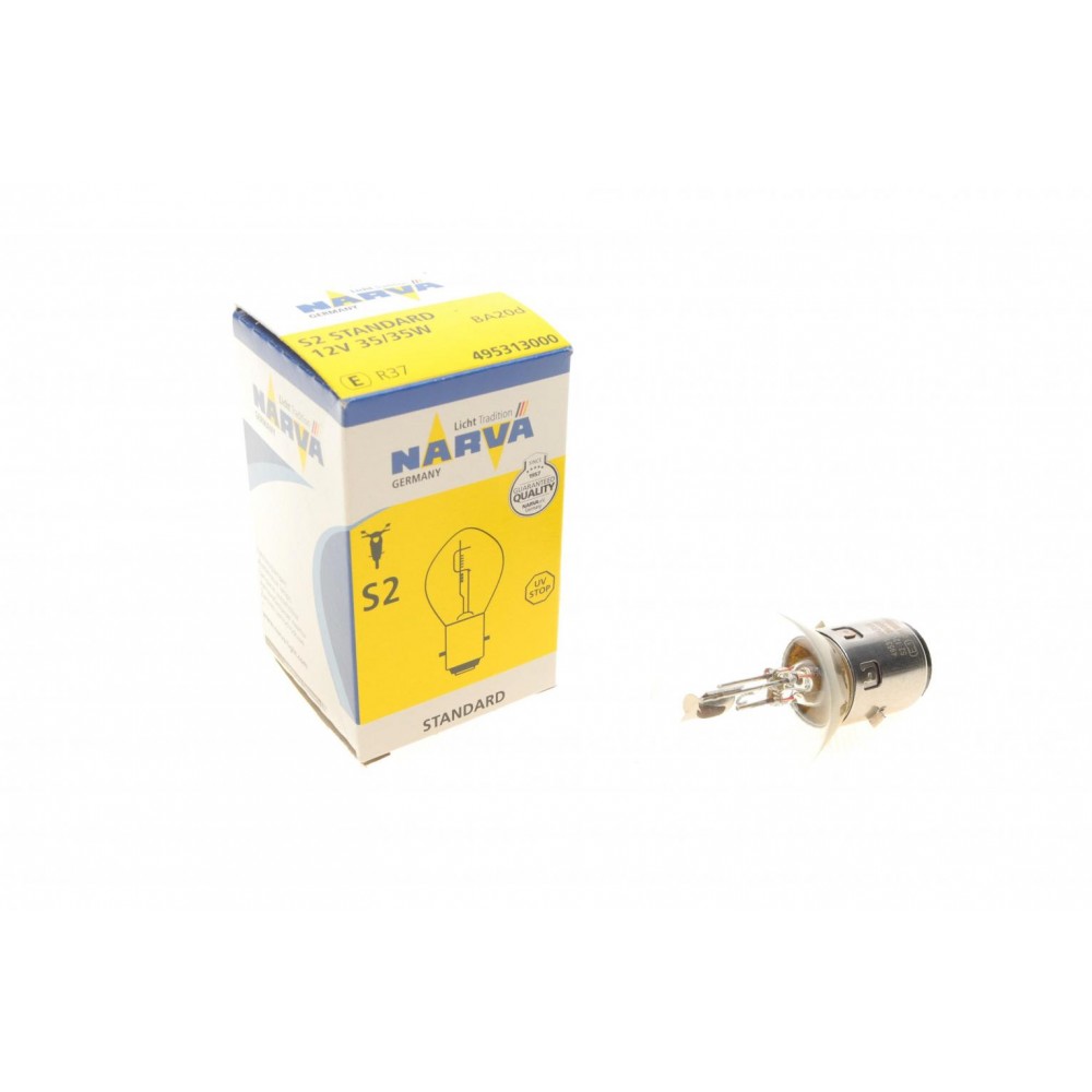Автолампа S2 12V 35/35W BA20d Standard