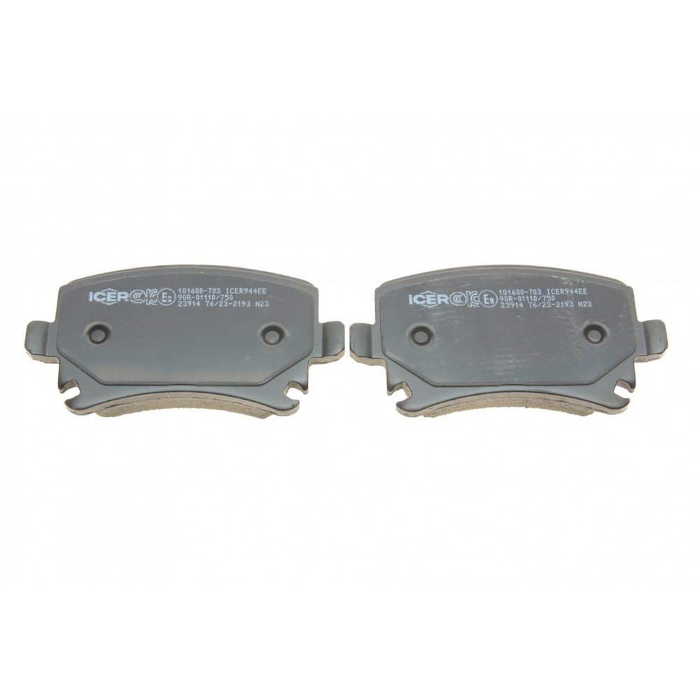 Колодки гальмівні (задні) Audi A3/A4/A6/VW Caddy/Touran 04-15/Golf/Passat/Skoda Octavia 03-/SuperB
