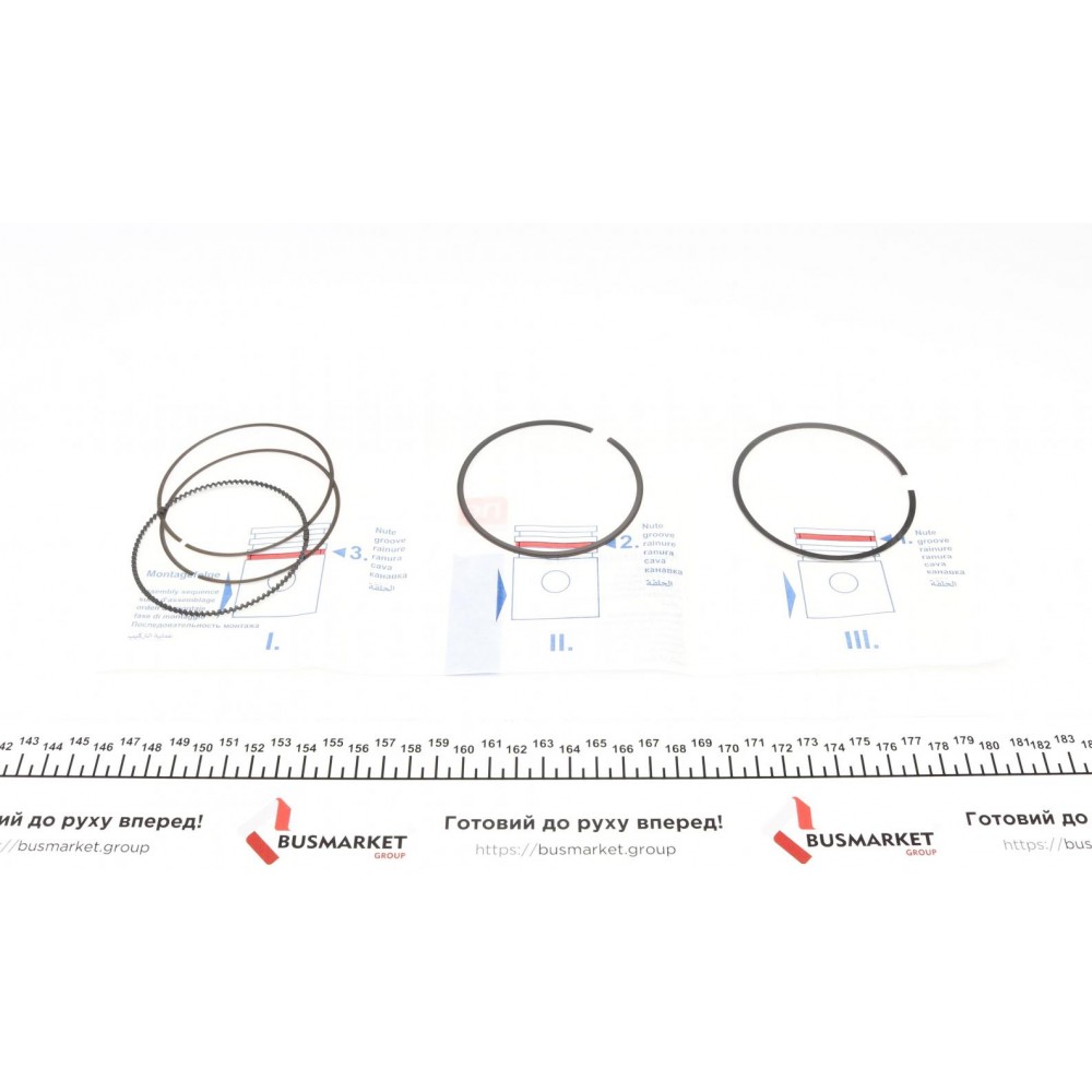 Кільця поршневі Ford Tourneo Connect/Transit Connect 1.6 13- (79.5/+0.5) (1.2-1.2-2.0) = 8921765000