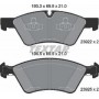 Колодки гальмівні (передні) MB E-class (W211)/ GL-class (X164) 02- (Ate - Teves) Q+