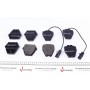 Колодки гальмівні (передні) Audi A4 97-01/A6 97-05/VW Passat B5 00-05/Phaeton 02-08 (+датчики)