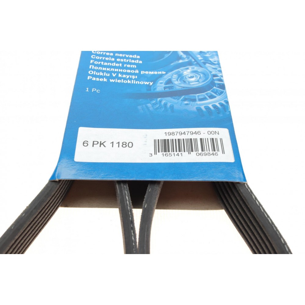 Ремінь генератора Citroen Jumper/Fiat Ducato/Peugeot Boxer 2.0/2.2HDi/JTD 02- (6PK1180)