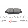 Колодки гальмівні (передні) Hyundai Elantra 10-/ i30 11-/ Kia Ceed/Cerato 12- R15