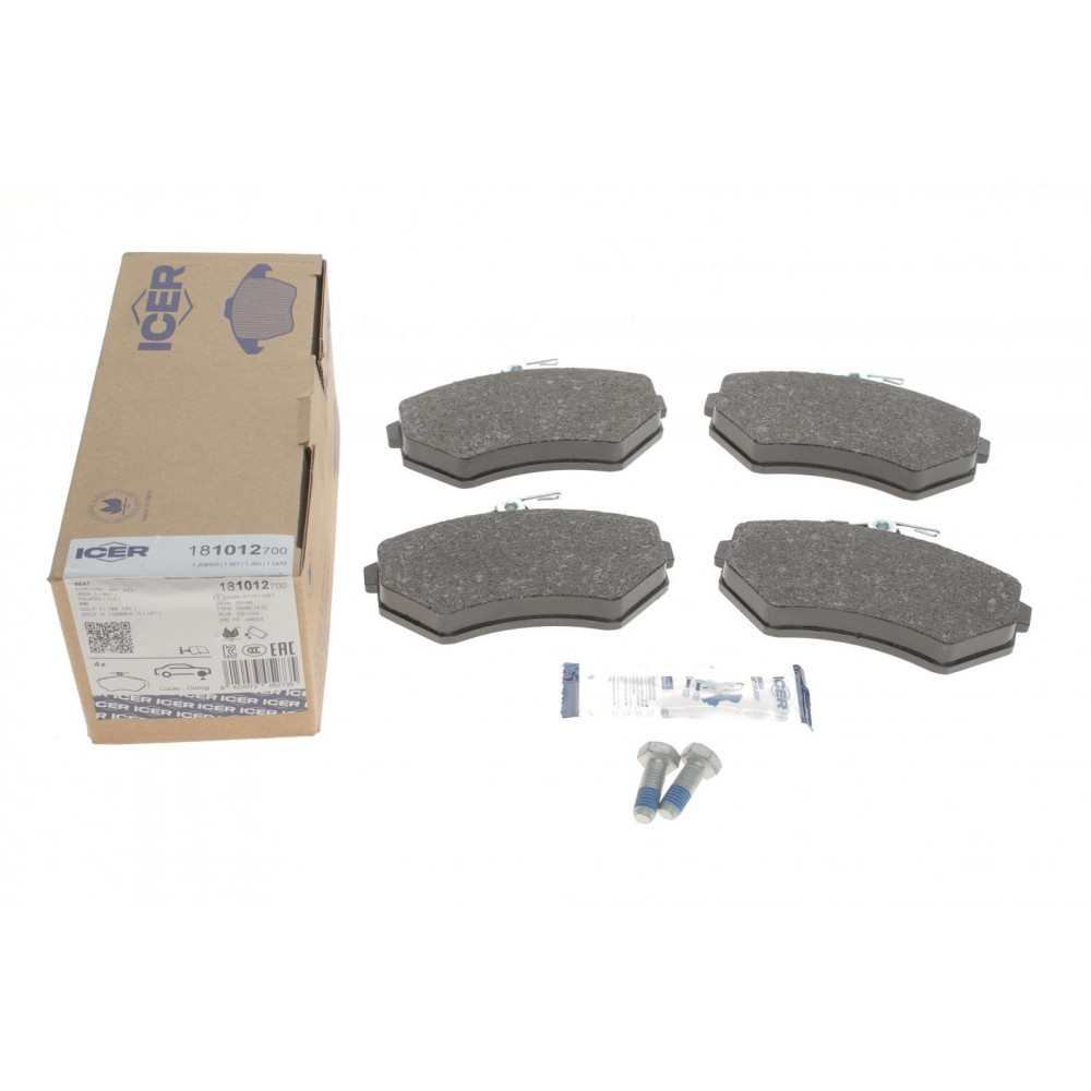 Колодки гальмівні (передні) Seat Cordoba/Ibiza/Toledo 93-02/VW Golf 86-02/Passat B2/B3/B4 85-97