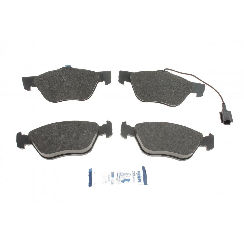Колодки гальмівні (передні)  145/146/147/156/GT/Spider 95-10/Fiat Bravo 07-14 (+датчики)