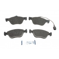 Колодки гальмівні (передні)  145/146/147/156/GT/Spider 95-10/Fiat Bravo 07-14 (+датчики)