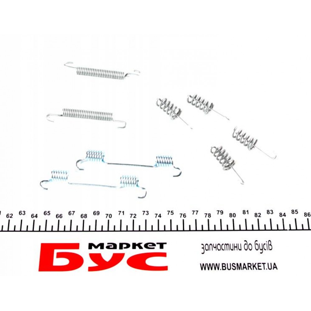 Комплект пружинок колодок ручника MB Sprinter 408-416/VW LT 46 (Ate)