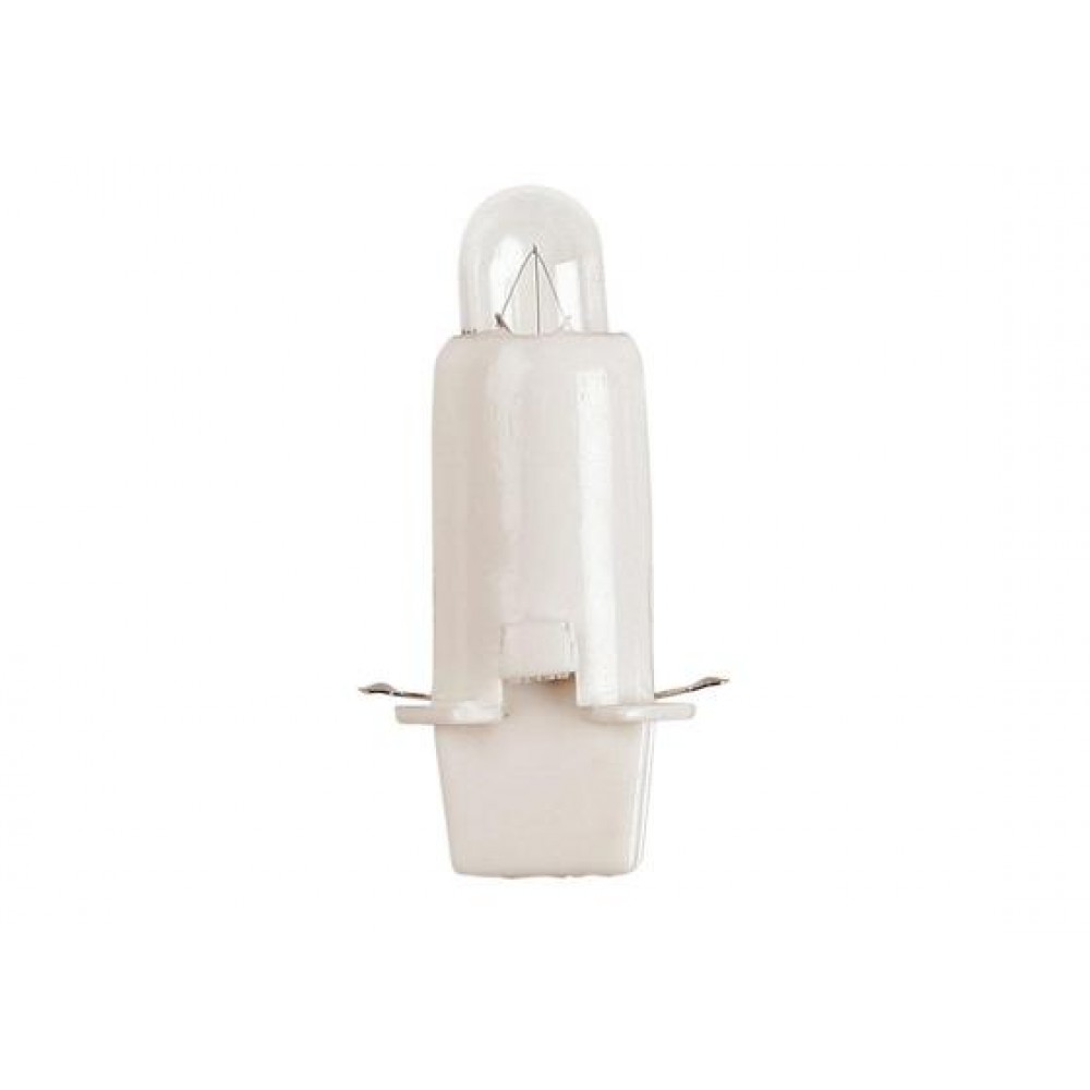 Автолампа 12V 2CP PCB 10mm Tall Twistlock White (в щиток приладів)